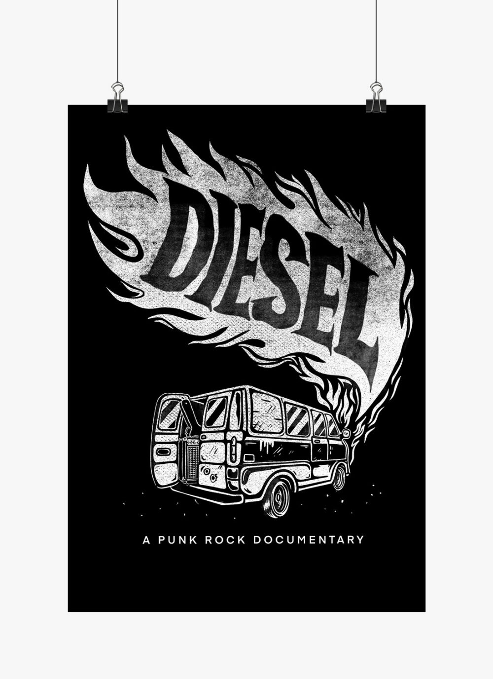 diesel, affiche, punk rock, diesel le film, goodies