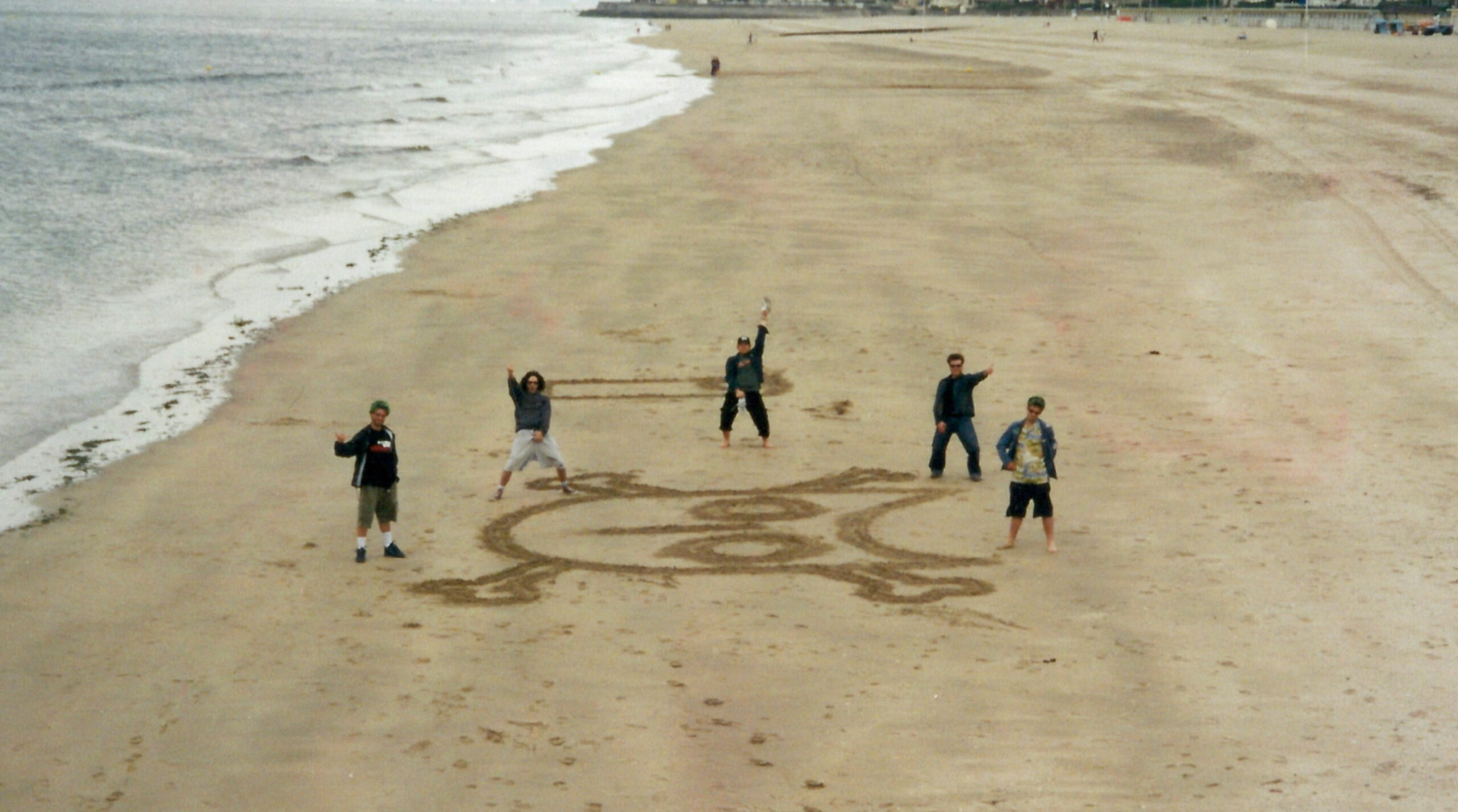 Uncommonmenfrommars on the beach in San Francisco