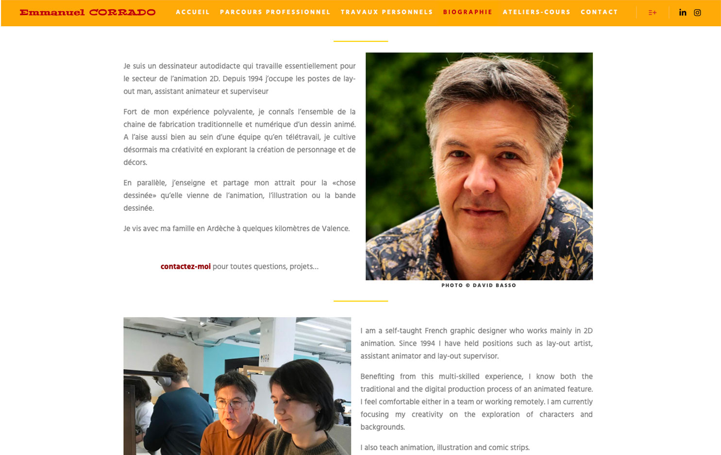 creation site internet drôme david basso